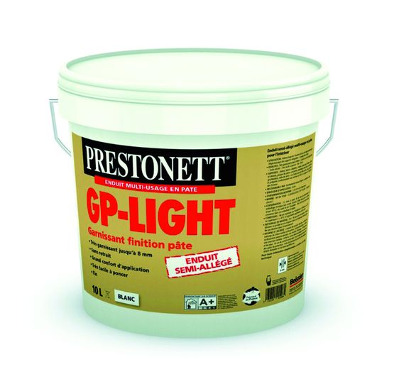  Enduit pâte multi-usage à fort pouvoir garnissant | Prestonett GP-Light - BEISSIER
