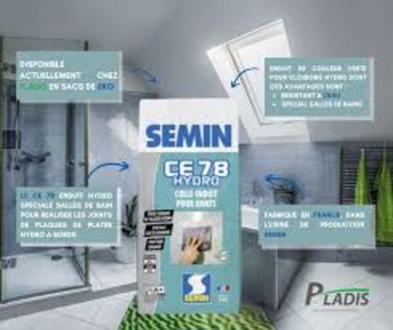  Enduit pour joints de plaques de plâtre hydro | CE 78 HYDRO - SEMIN