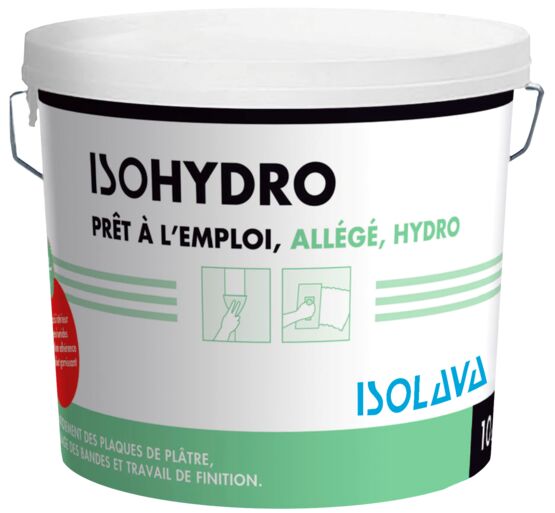 Enduit prêt à l&#039;emploi allégé hydrofuge | ISOHYDRO 10L 
