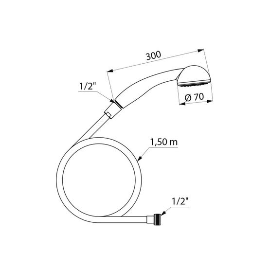  Ensemble de 25 pièces jetables pour douche | Réf. 809Y.25P  - DELABIE