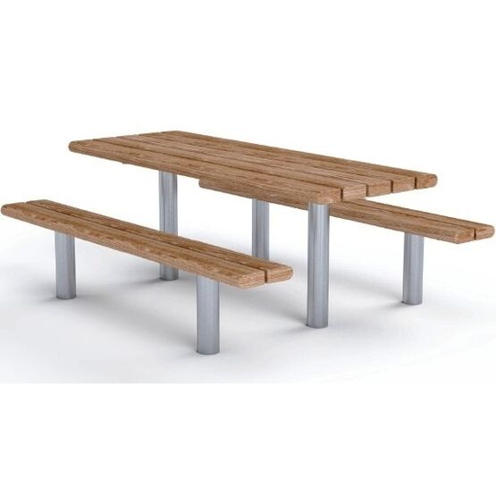  Ensemble de pique-nique acier-bois SCROLL | TABSCROLL  - NORCOR
