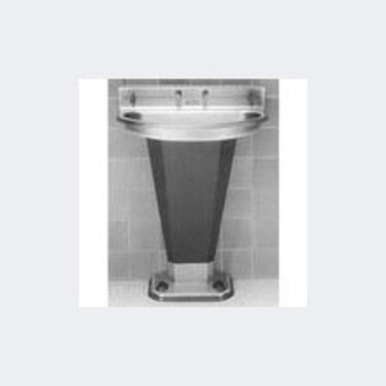 Ensemble inox à un, deux ou trois postes de lavage | DLM Lavabos-fontaines muraux