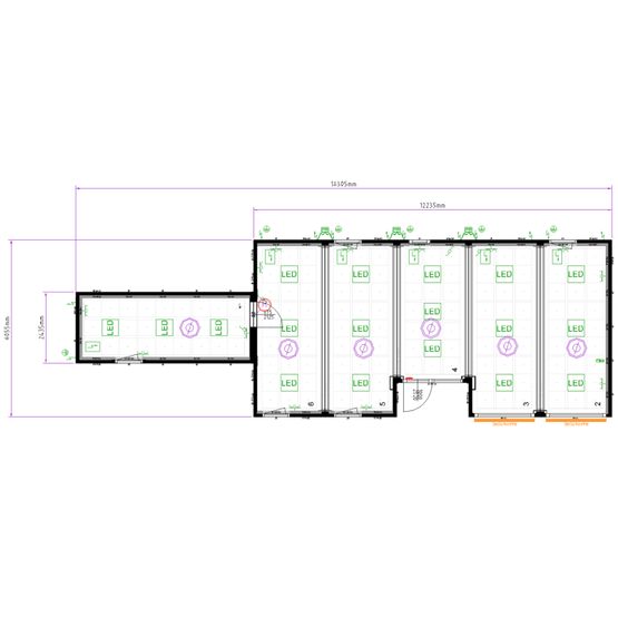  Ensemble modulaire 1 x 16 + 5 x 20' | MLKA    - MLKA