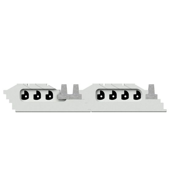 Entrevous isolant à fond plat sous face décor en PSE moulé | HOURDIBOX PP NEO - ISOBOX ISOLATION