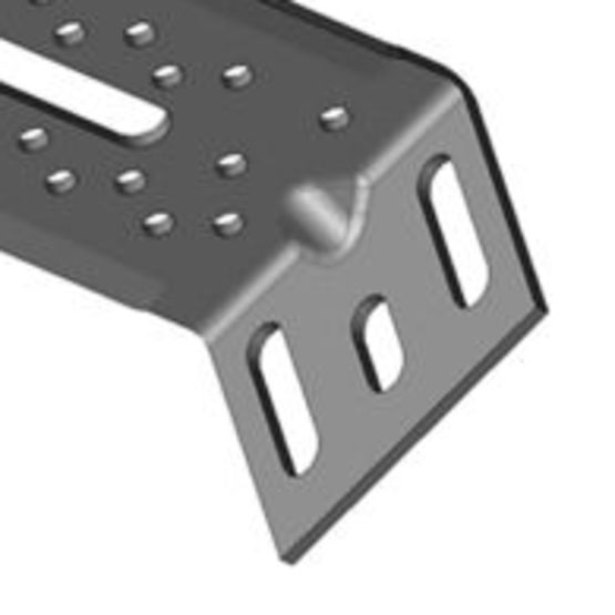  Equerre de façade en acier galvanisé à chaud premier choix | CLR  - IXIA FIXATION