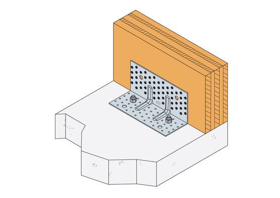  Equerre renforcée pour CLT | ABR255 - Profilés et accessoires pour finitions de façades