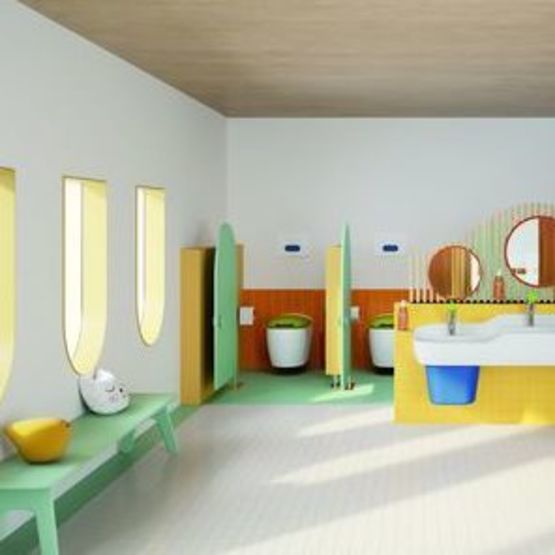 Equipement pour salles de bains et sanitaires adapté aux enfants | Senso Kids