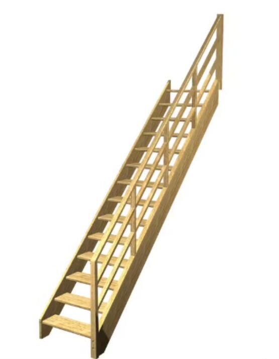 Escalier Aria droit rampe Eden | LAPEYRE SERVICES