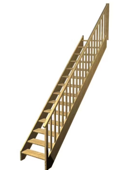 Escalier Aria droit rampe Idéal | LAPEYRE SERVICES
