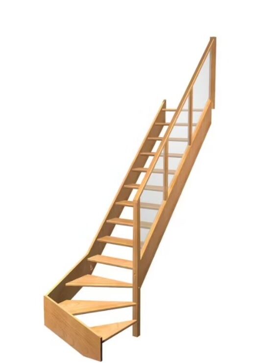 Escalier Aria quart tournant bas rampe Emerence | LAPEYRE SERVICES
