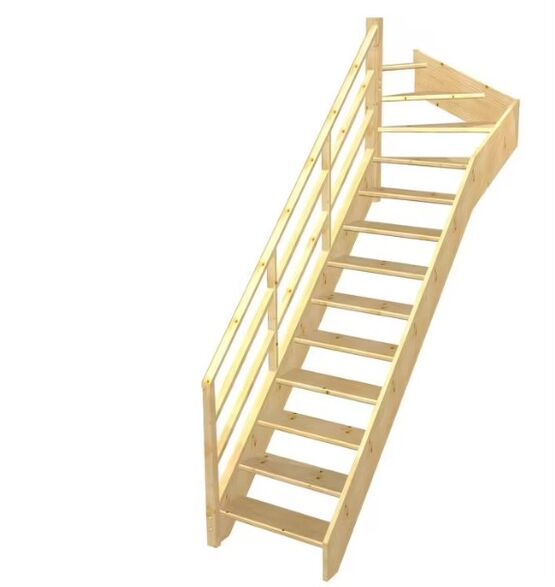 Escalier Aria quart tournant haut rampe Eden | LAPEYRE SERVICES
