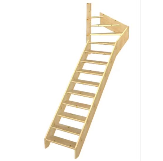 Escalier Aria quart tournant haut sans rampe | LAPEYRE SERVICES