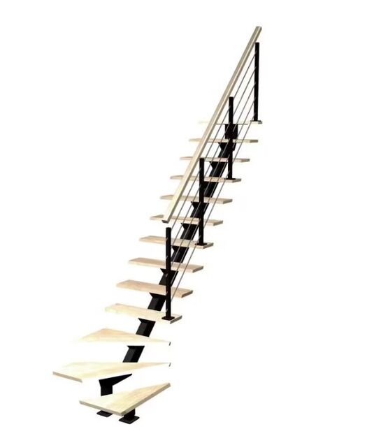 Escalier Elliot quart tournant bas rampe Epure tubes | LAPEYRE SERVICES