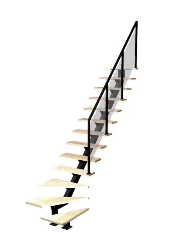 Escalier Elliot quart tournant bas rampe Evence | Elliot
