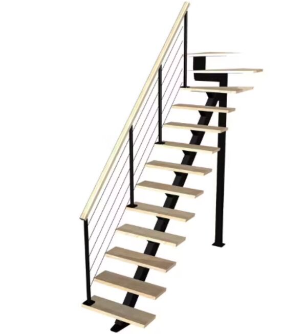 Escalier Elliot quart tournant haut rampe Cubik câbles | LAPEYRE SERVICES