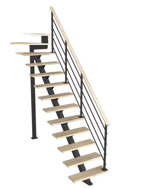 Escalier Elliot quart tournant haut rampe Eva | LAPEYRE SERVICES