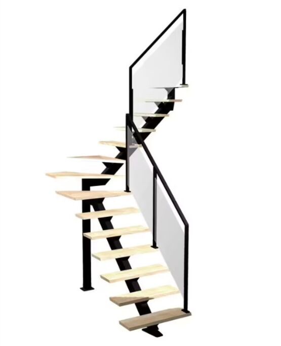 Escalier Elliot quart tournant intermédiaire rampe Evence | Elliot