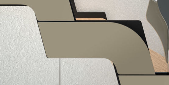 Escalier en acier avec structure latérale personnalisable | Loft - produit présenté par RINTAL - VALEF
