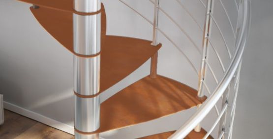  Escalier en colimaçon en fer personnalisable | Lamina - Escalier en métal