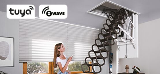  Escalier escamotable électrique LET – Confort, isolation et design moderne - FAKRO