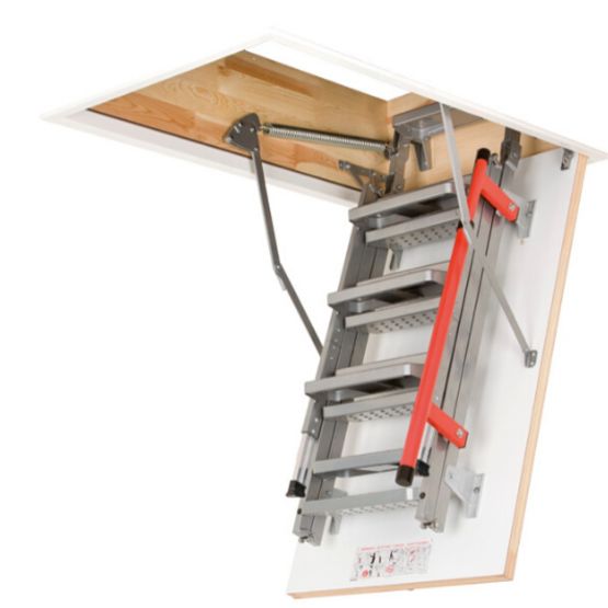 Échelle De Loft En Bois Avec Trappe Et Cadre 600x1200 Mm Par Fakro - Neuf Jamais Utilisé