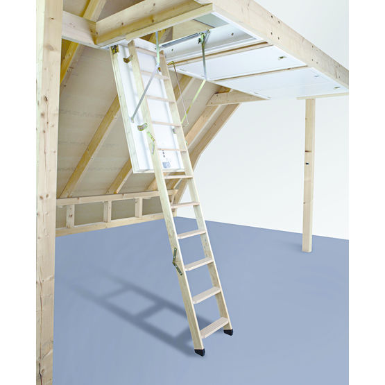 Trappe de toit avec escalier escamotable