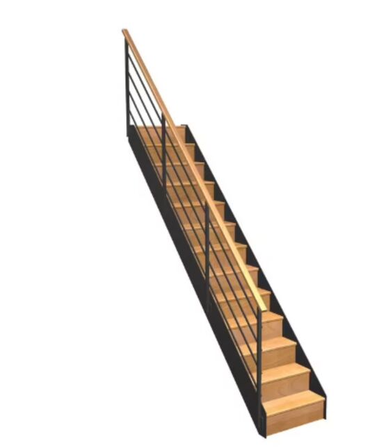 Escalier Esteban droit rampe Eva | LAPEYRE SERVICES