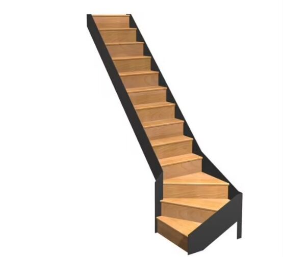 Escalier Esteban quart tournant bas rampe sans rampe | LAPEYRE SERVICES