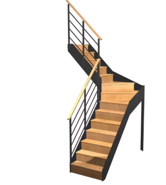 Escalier Esteban quart tournant intermédiaire rampe Eva | LAPEYRE SERVICES