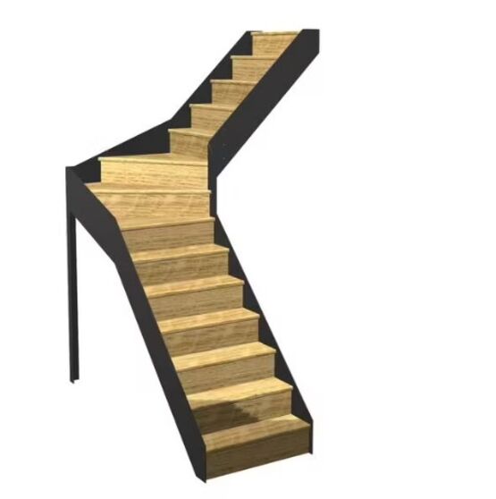 Escalier Esteban quart tournant intermédiaire sans rampe | LAPEYRE SERVICES