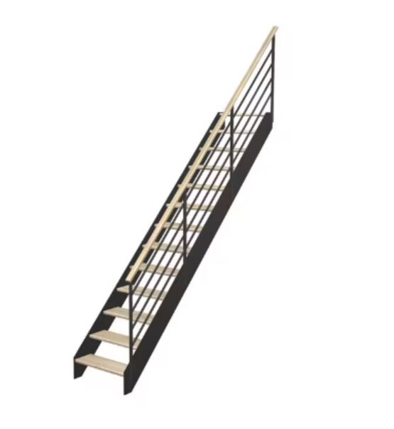 Escalier Estelle droit rampe Fera main bois | LAPEYRE SERVICES