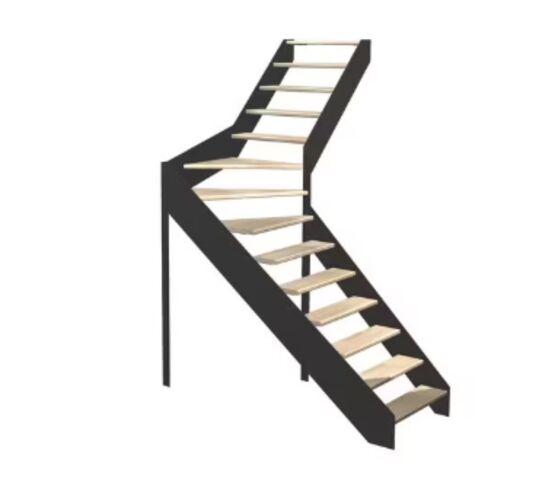 Escalier Estelle Quart Tournant Intermédiaire sans Rampe | LAPEYRE SERVICES