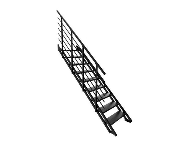 Escalier extérieur NEW YORK 2 droit 8 à 10 marches Métal Embossées | LAPEYRE SERVICES