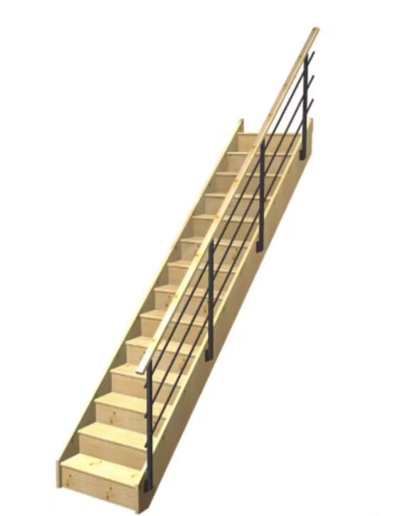 Escalier Faubourg droit rampe Evan | LAPEYRE SERVICES