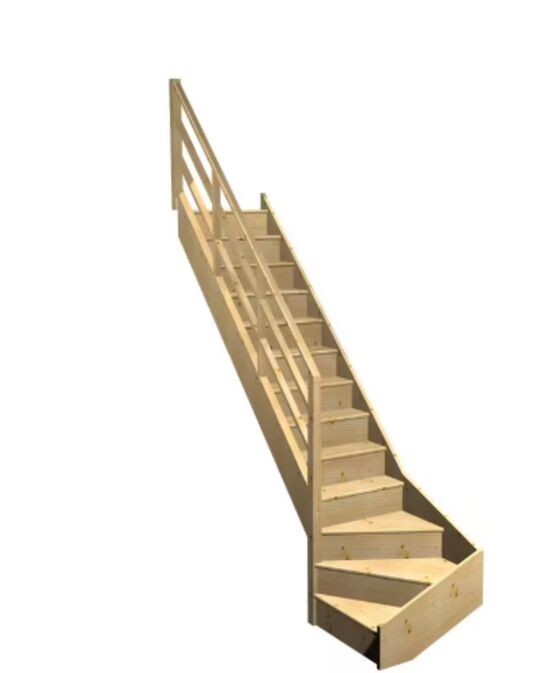 Escalier Faubourg quart tournant bas rampe Eden | LAPEYRE SERVICES
