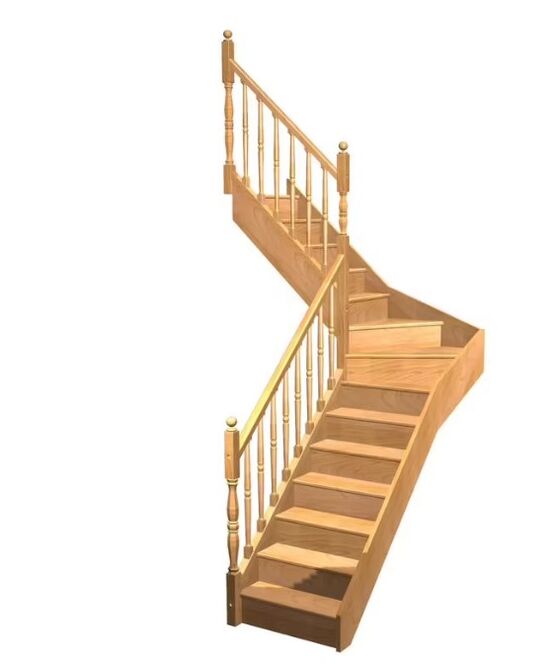 Escalier Faubourg quart tournant intermédiaire rampe Antique | LAPEYRE SERVICES