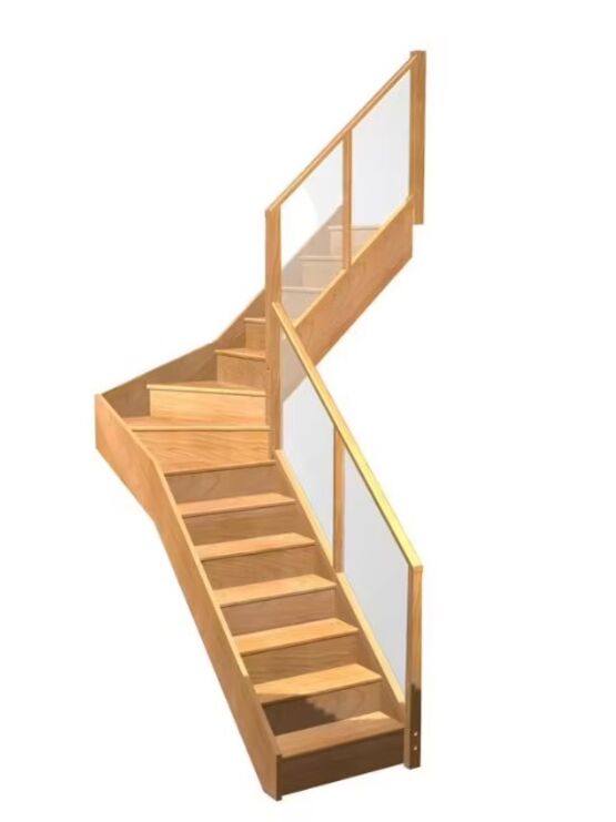 Escalier Faubourg quart tournant intermédiaire rampe Emerence | LAPEYRE SERVICES