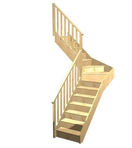 Escalier Faubourg quart tournant intermédiaire rampe Idéal | LAPEYRE SERVICES