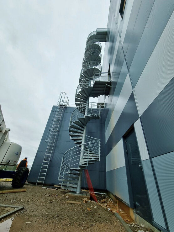 Escalier hélicoïdal  - produit présenté par A.C.B.I