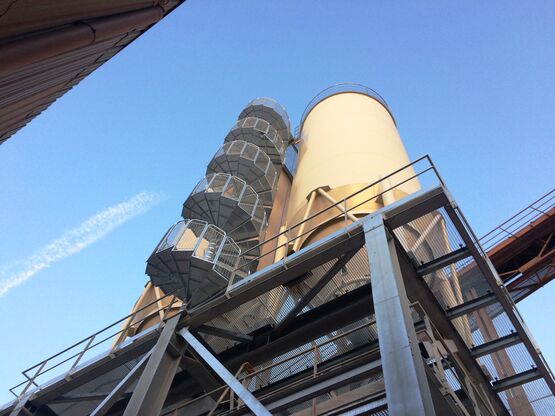 escalier hélicoïdal grandes hauteurs