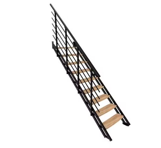 Escalier intérieur NEW YORK 2 droit de 8 à 10 marches Hêtre | LAPEYRE SERVICES 