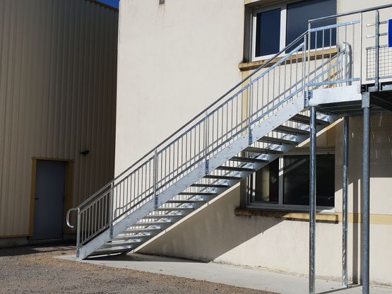  Escalier intérieur pour ERP | Escalier intérieur - Escalier en métal