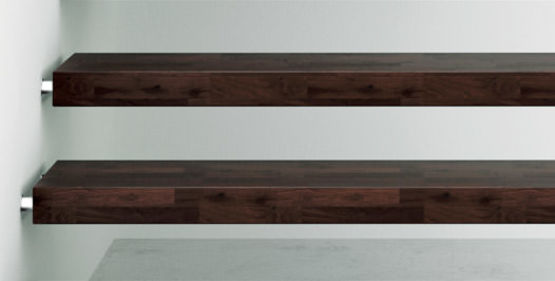Escalier intérieur suspendu en bois, acier et verre  | Aira  - produit présenté par RINTAL - VALEF