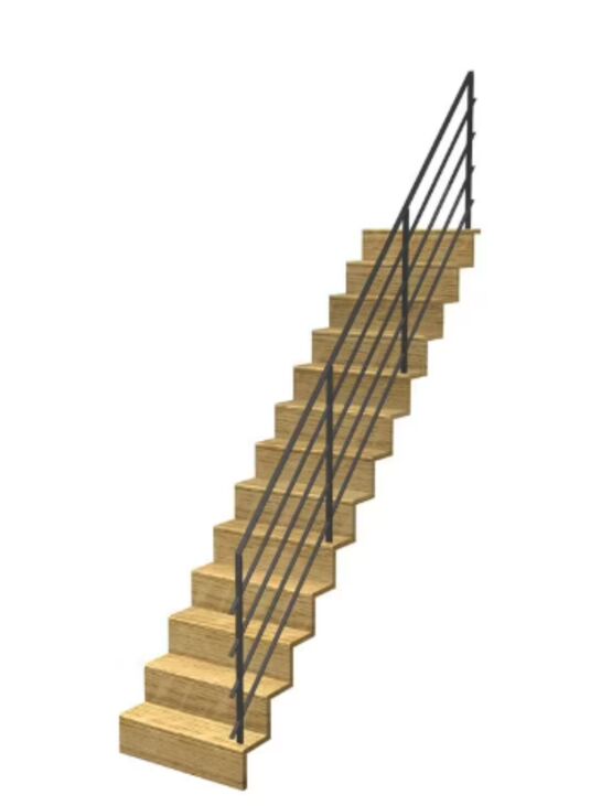 Escalier Jazz droit rampe Fera | LAPEYRE SERVICES