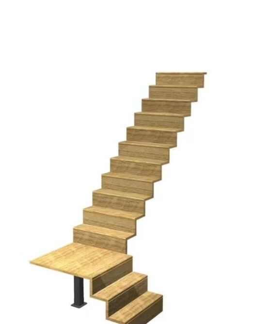 Escalier Jazz quart tournant palier sans rampe | LAPEYRE SERVICES