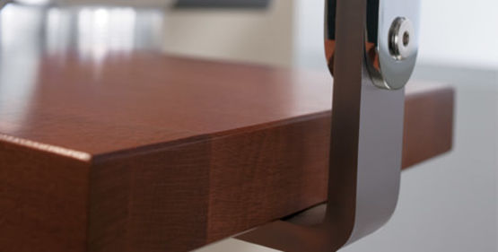 Escalier limon central autoportant en bois avec conception modulaire | Gamma - produit présenté par RINTAL - VALEF