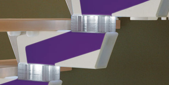  Escalier modulaire personnalisable en acier et bois massif | Knock Design - Escalier en métal