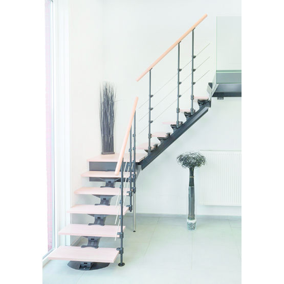 escalier quart tournant en hauteur