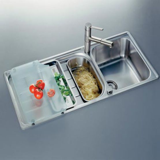 Evier Une Cuve evier inox une cuve et demi avec 233 gouttoir nautilus franke Evier Une Cuve evier inox une cuve et demi avec 233 gouttoir nautilus franke