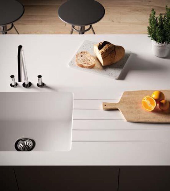 Éviers et vasques | Collection HIMACS Solid Surface HIMACS - produit présenté par HIMACS | LX HAUSYS EUROPE